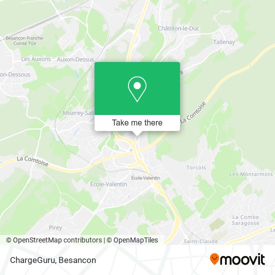 ChargeGuru map