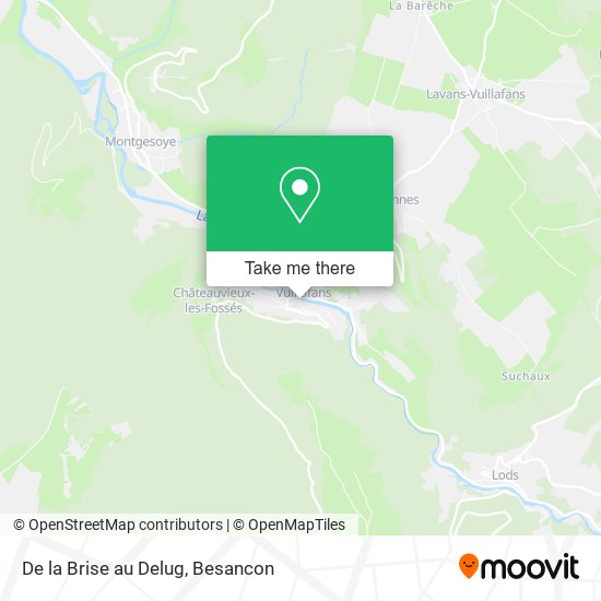 De la Brise au Delug map