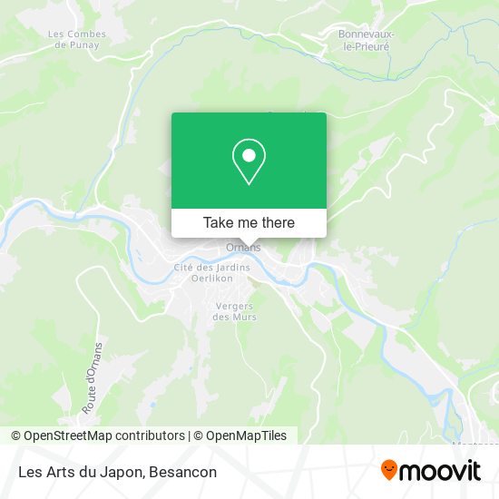 Les Arts du Japon map