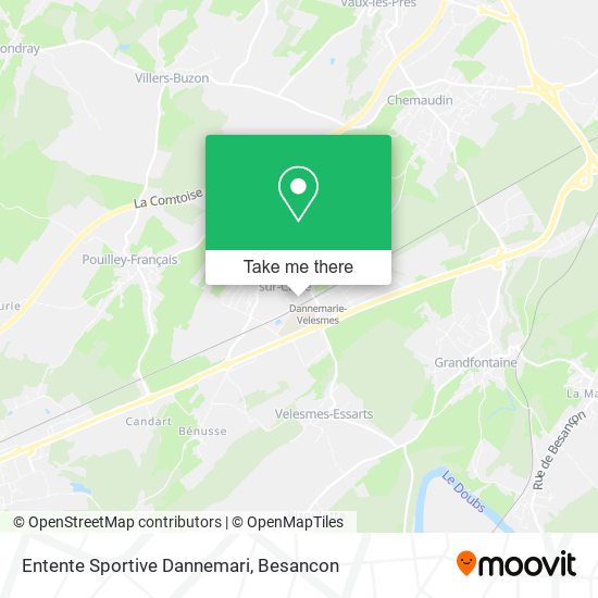 Entente Sportive Dannemari map