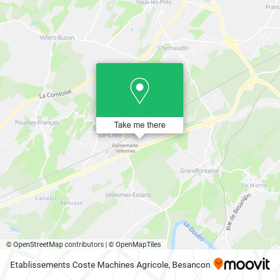 Etablissements Coste Machines Agricole map