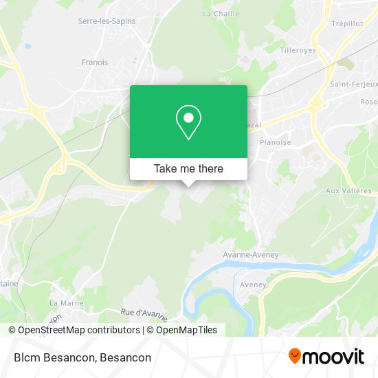 Mapa Blcm Besancon