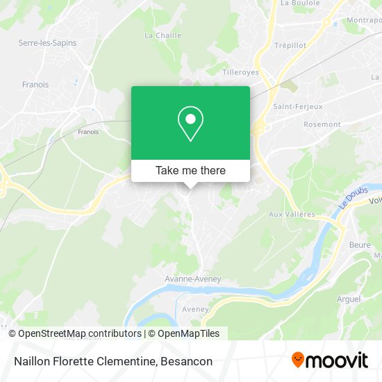 Naillon Florette Clementine map