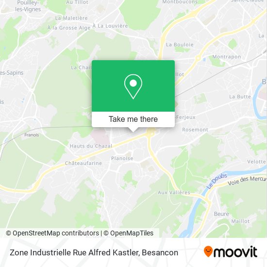 Zone Industrielle Rue Alfred Kastler map