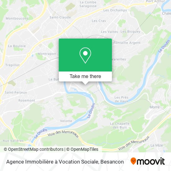 Agence Immobilière à Vocation Sociale map