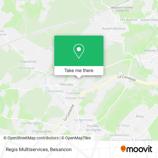 Regis Multiservices map