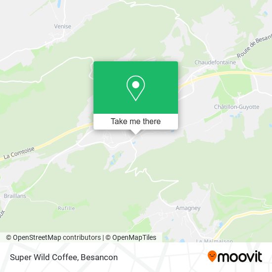 Super Wild Coffee map