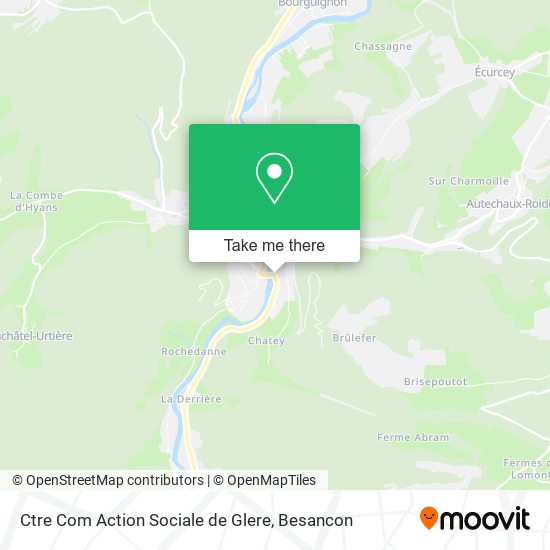 Ctre Com Action Sociale de Glere map