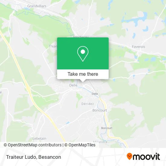 Traiteur Ludo map