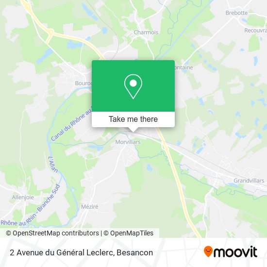 2 Avenue du Général Leclerc map