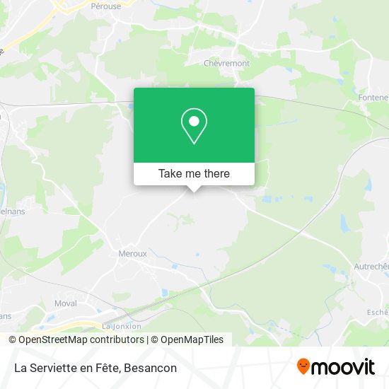 La Serviette en Fête map