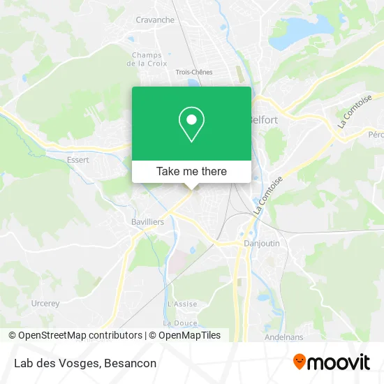 Lab des Vosges map