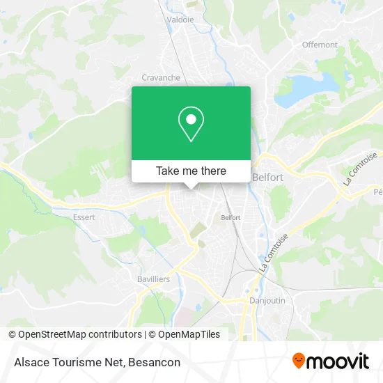 Alsace Tourisme Net map