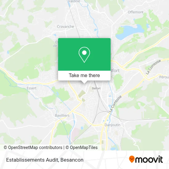 Establissements Audit map