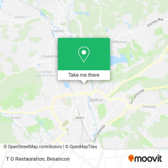 T O Restauration map