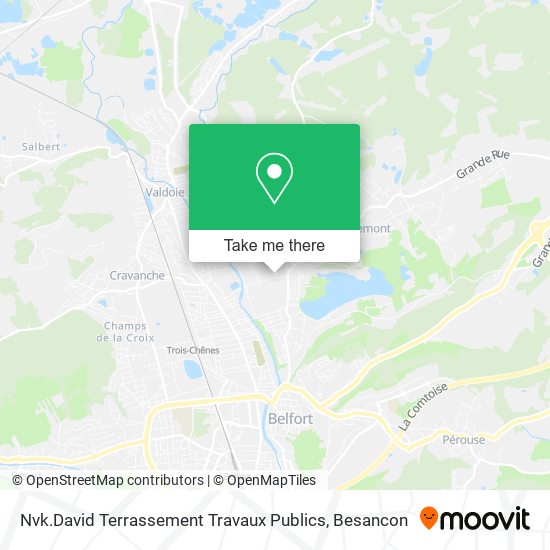 Nvk.David Terrassement Travaux Publics map