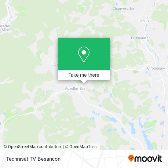 Technisat TV map