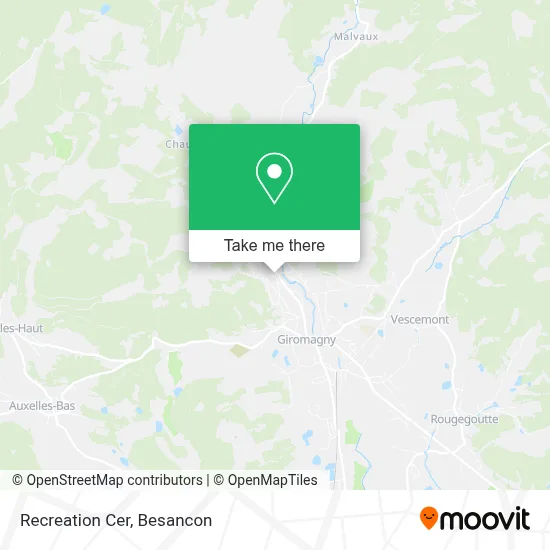 Recreation Cer map