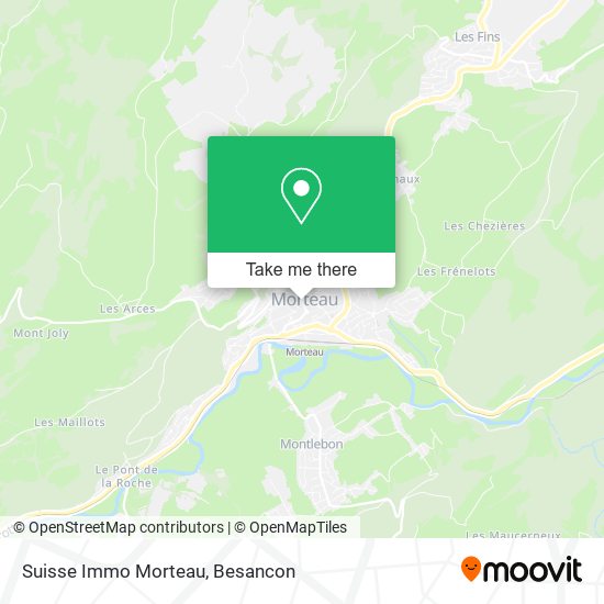 Mapa Suisse Immo Morteau