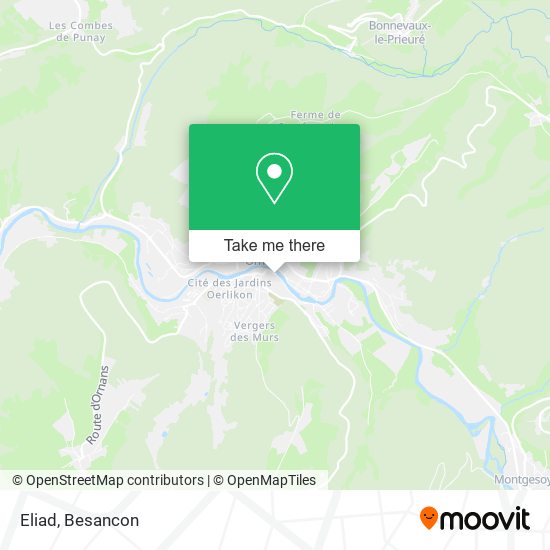 Mapa Eliad