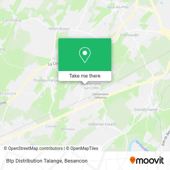 Btp Distribution Talange map