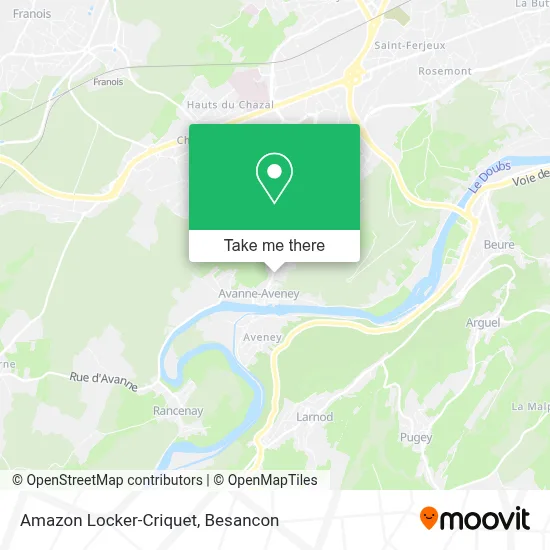 Amazon Locker-Criquet map