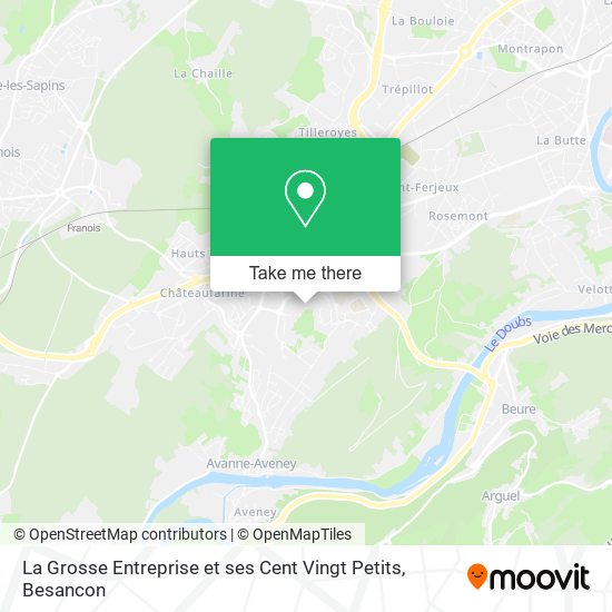 Mapa La Grosse Entreprise et ses Cent Vingt Petits