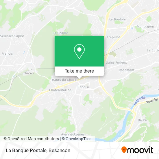 La Banque Postale map