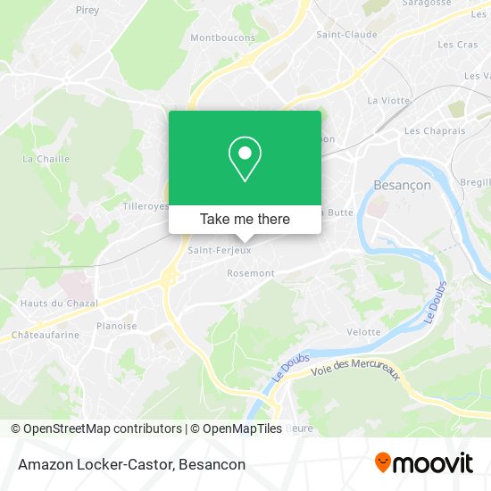 Amazon Locker-Castor map