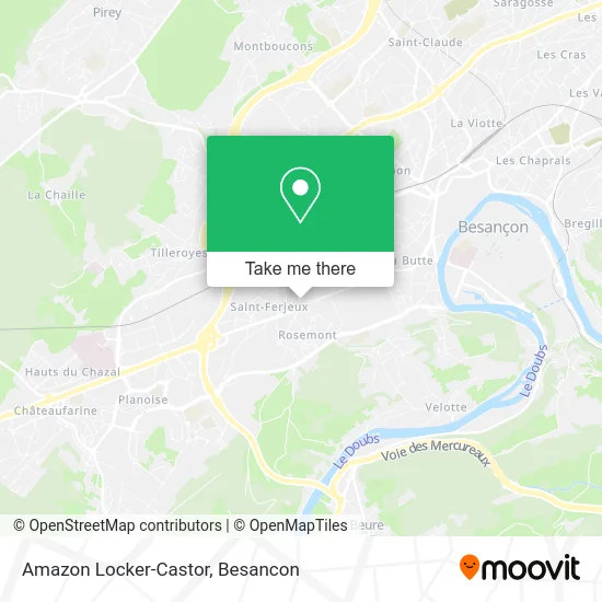 Amazon Locker-Castor map