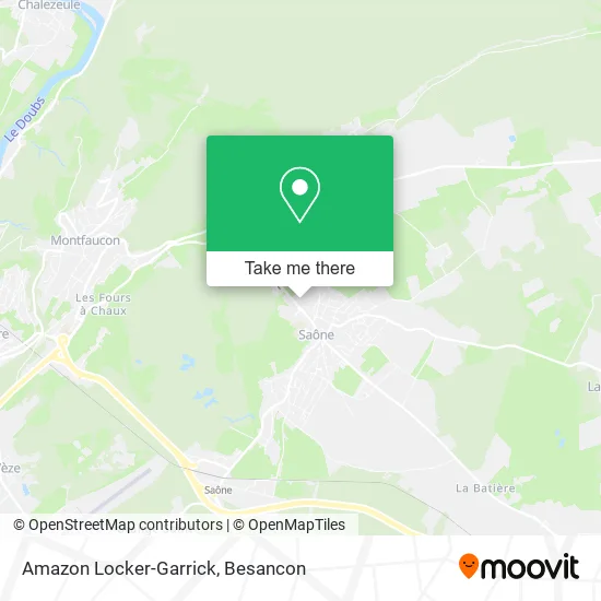 Amazon Locker-Garrick map
