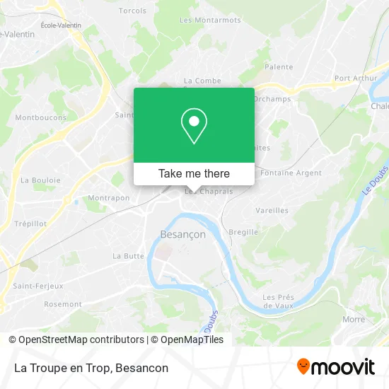 La Troupe en Trop map