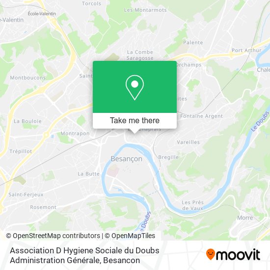 Association D Hygiene Sociale du Doubs Administration Générale map
