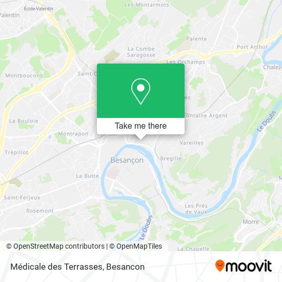 Médicale des Terrasses map