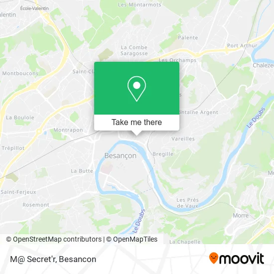 M@ Secret'r map