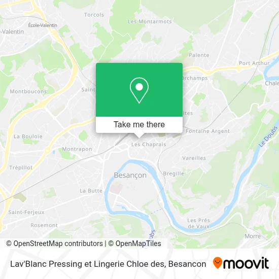 Lav'Blanc Pressing et Lingerie Chloe des map