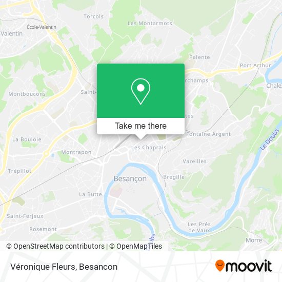 Véronique Fleurs map