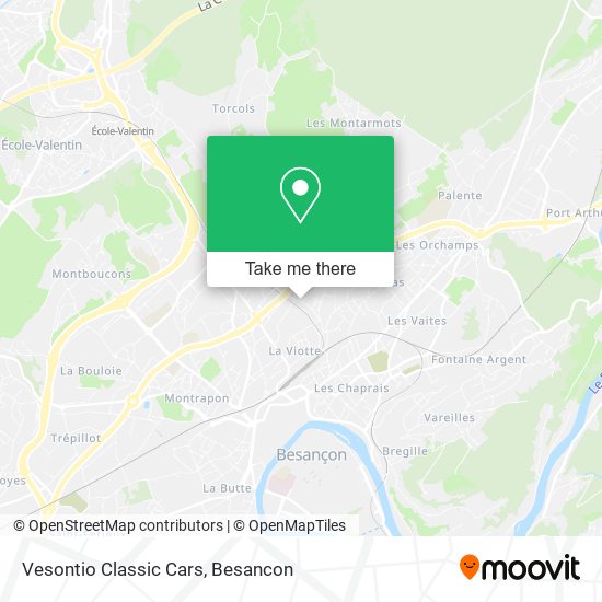 Vesontio Classic Cars map