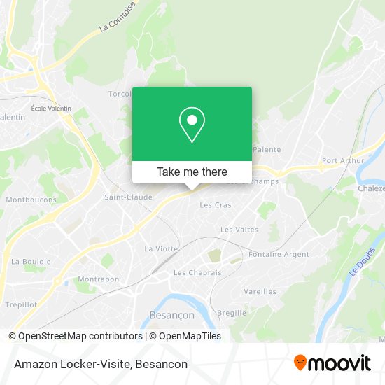 Amazon Locker-Visite map