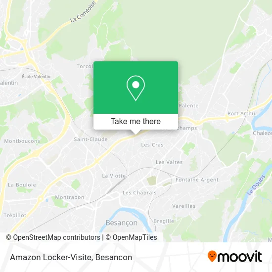 Amazon Locker-Visite map