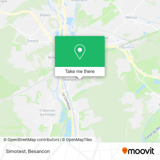 Simotest map