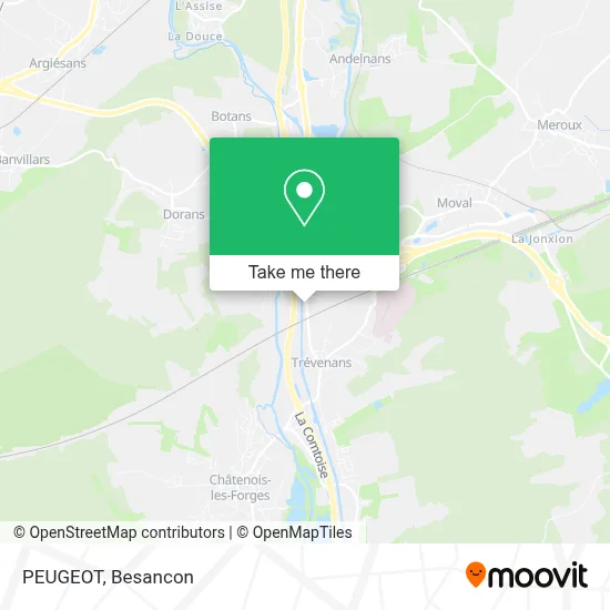 PEUGEOT map