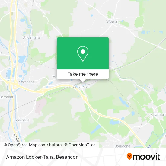 Amazon Locker-Talia map