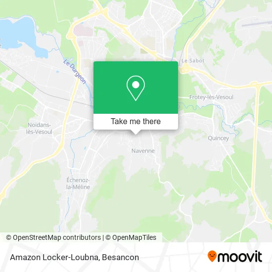 Amazon Locker-Loubna map