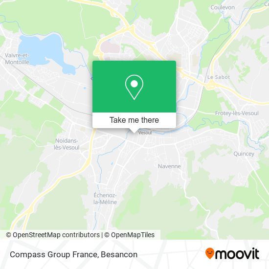 Mapa Compass Group France