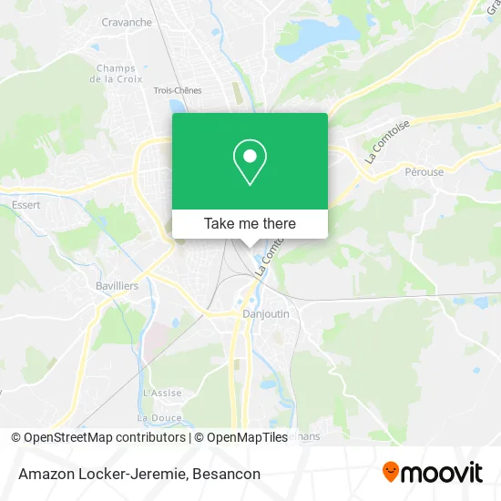 Amazon Locker-Jeremie map