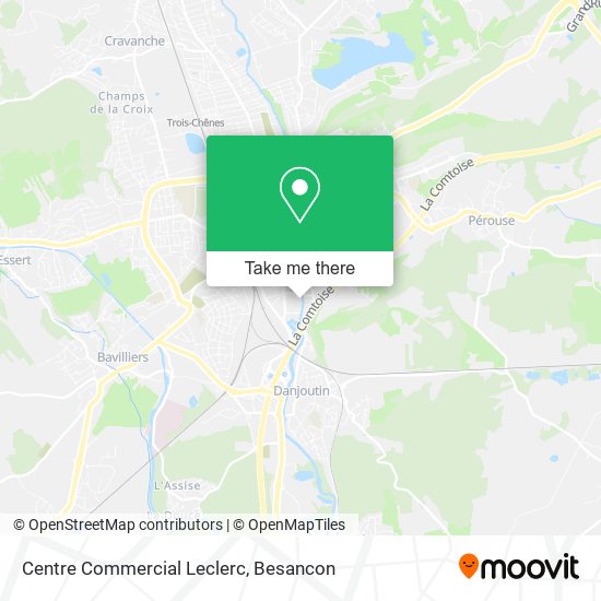 Centre Commercial Leclerc map
