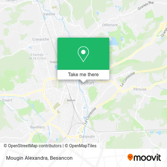 Mougin Alexandra map