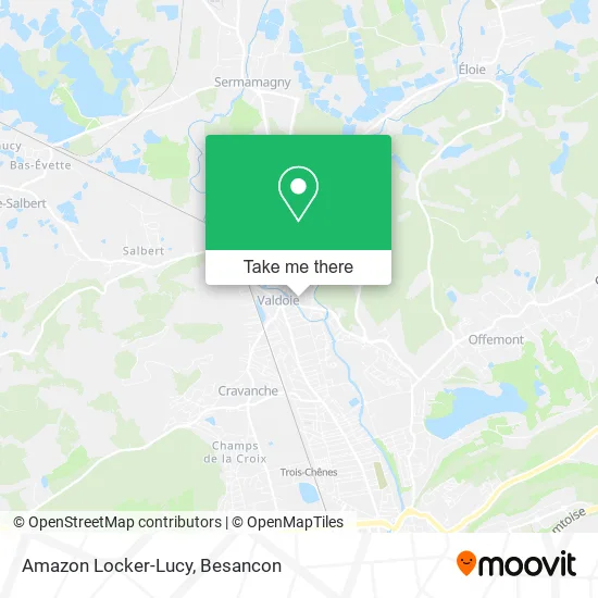 Amazon Locker-Lucy map