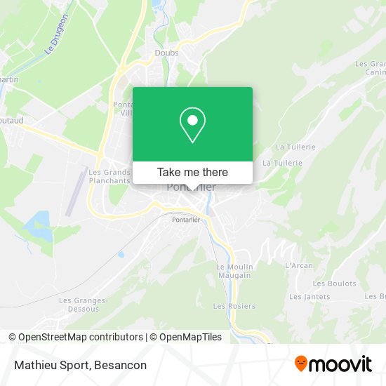 Mathieu Sport map